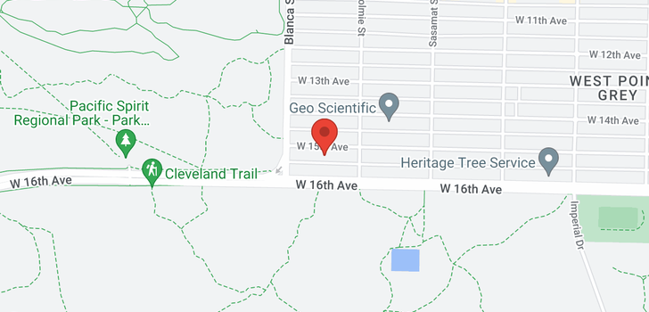 map of 4642 W 15TH AVENUE